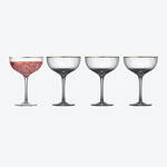 Image du produit pour 'lgantes coupes  cocktail/champagne vintage  fine bordure dore'