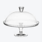 Image du produit pour 'Grand plat  gteau en verre avec cloche -  32 cm, hauteur 24,5 cm'