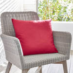 Image du produit pour 'Housse de coussin unie  assortir au linge de table faon gobelin aux fraises'
