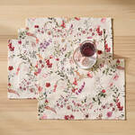 Image du produit pour 'Lot de 2 sets de table matelasss avec imprim digital - 2 pices, 35 x 50 cm'