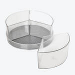 Image du produit pour 'Plateau tournant  3 compartiments : organisation et gain de place'