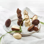 Image du produit pour 'Pralines de Pques dcoratives en chocolat fin, fourres pralin'
