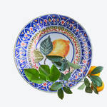 Saladier en céramique de grande qualité aux décors traditionnels siciliens