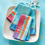 Image du produit pour 'Serviettes en coton Oc�an &ndash; lot de 4, 50 x 50 cm'