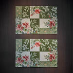 Image du produit pour 'Sets de table Gobelin festifs au motif poinsettia'
