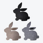 Image du produit pour 'Sets de table en feutrine motif lapin - prot�gent vos surfaces d�licates'