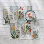Image du produit pour 'Sets de table en gobelin au motif floral enchanteur'
