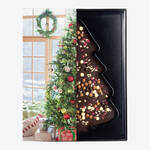Image du produit pour 'Tablette de chocolat de Nol en forme de sapin, au chocolat noir'