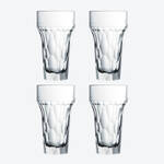 Image du produit pour 'Verre  long drink et verre  eau : aspect lgant  facettes, robuste et de grande qualit'