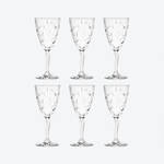 Image du produit pour 'Verres � eau - �l�gants, en cristal aux motifs de feuillages'