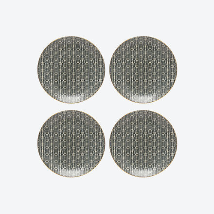 Image du produit pour ' Assiettes  dessert contemporaines  motifs diamants'