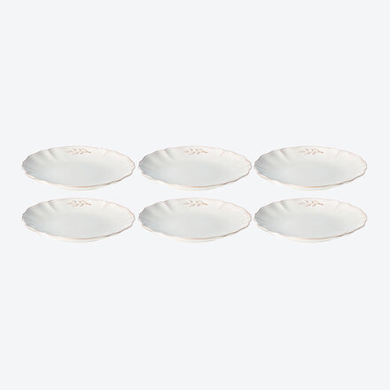 Image du produit pour '  Assiettes plates : Ravissante vaisselle mditerranenne  dcor olives et patin'