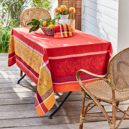 Image du produit pour ' Nappe provenale dperlante, issue d'un tissage traditionnel franais'