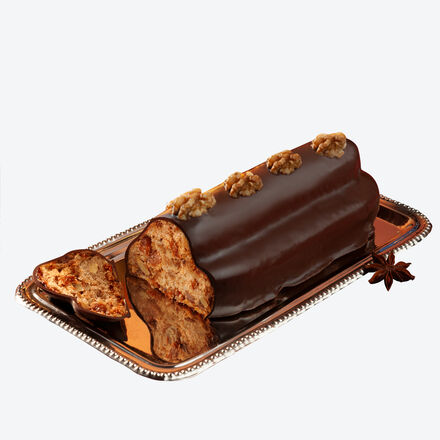 Image du produit pour ' Stollen aux noix dans un enrobage chocolat croquant  - notre dernire cration pour Nol'