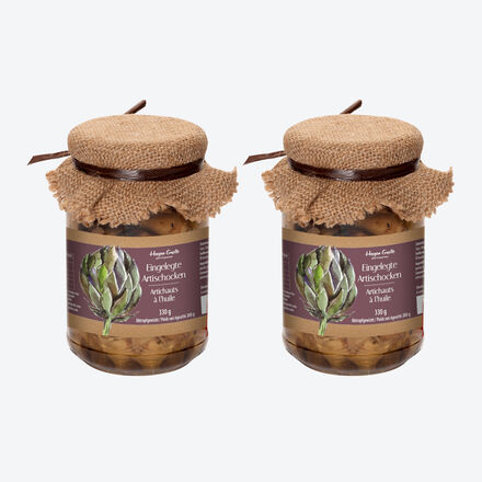 Image du produit pour 'Antipasti pour gourmets : artichauts violets grills de Sicile'