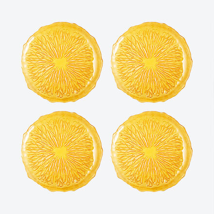 Image du produit pour 'Assiettes en verre  l'aspect estival de fruits'