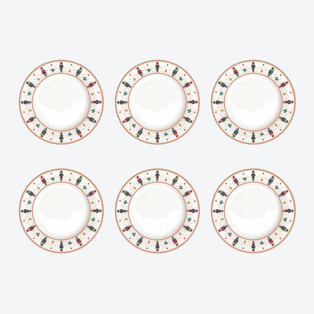 Image du produit pour 'Assiettes plates Casse-noisette en porcelaine'