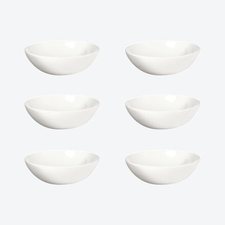 Image du produit pour 'Bol  ptes : vaisselle Fine Bone China intemporelle d'un blanc clatant'