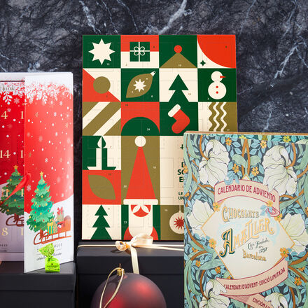 Image du produit pour 'Calendrier de l'Avent en chocolat  Le Monde du Chocolat  - 200 g'