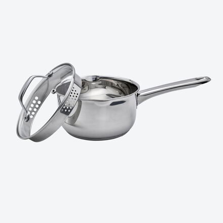 Image du produit pour 'Casserole saucire avec couvercle gouttoir innovant, casserole, insert passoire'