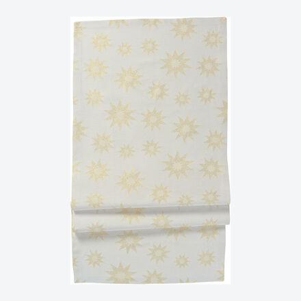 Image du produit pour 'Chemin de table jacquard lgant avec motif toiles et effet brillant'
