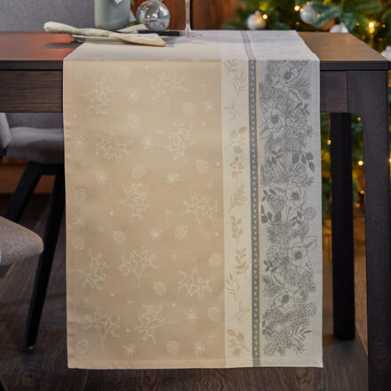 Image du produit pour 'Chemin de table - linge de table jacquard aux motifs de No�l'