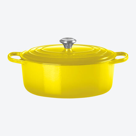 Image du produit pour 'Cocotte ovale Le Creuset avec couvercle, 31 cm'