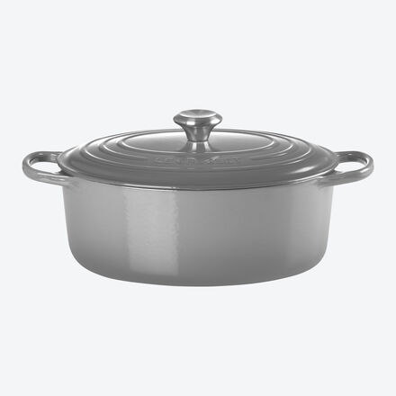 Image du produit pour 'Cocotte ovale Le Creuset avec couvercle, 31 cm'