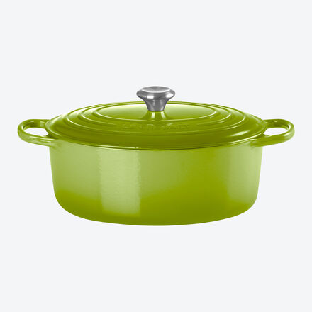 Image du produit pour 'Cocotte ovale Le Creuset avec couvercle, 31 cm'