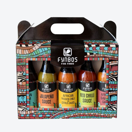 Image du produit pour 'Coffret cadeau de sauces africaines - authentique, 5 � 50 ml'