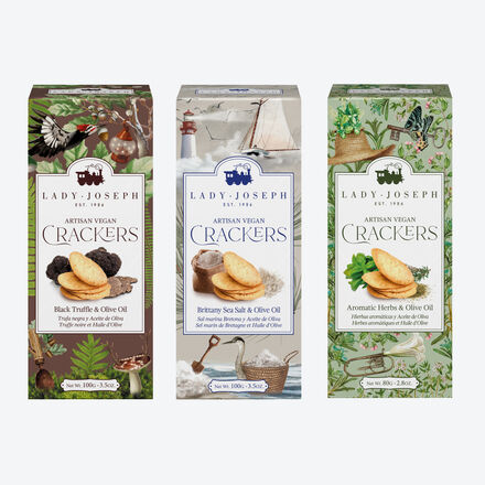 Image du produit pour 'Crackers artisanaux - Irrsistible assortiment de biscuits sals'