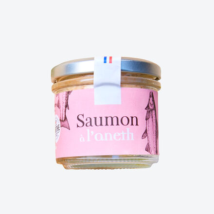 Image du produit pour 'Crme franaise artisanale de saumon & aneth – fabrication traditionnelle'