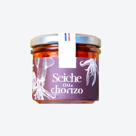 Image du produit pour 'Crme franaise artisanale de seiche & chorizo – fabrication traditionnelle'