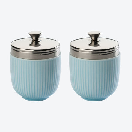Image du produit pour 'Cuiseur  oeufs en porcelaine pour des oeufs dlicieux au petit-djeuner'