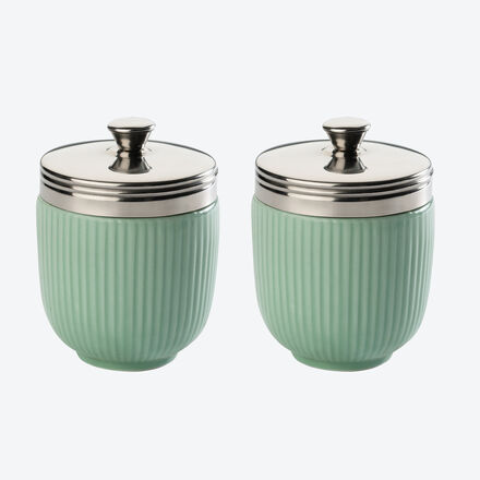Image du produit pour 'Cuiseur  oeufs en porcelaine pour des oeufs dlicieux au petit-djeuner'