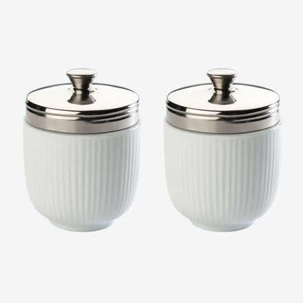 Image du produit pour 'Cuiseur  oeufs en porcelaine pour des oeufs dlicieux au petit-djeuner'