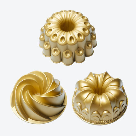 Image du produit pour 'De beaux gteaux aux fins motifs dans des moules en aluminium super-conducteur antiadhsif'