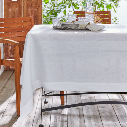 Image du produit pour 'lgante Nappe en lin, issue d'un tissage traditionnel toscan, dans des tailles opulentes'
