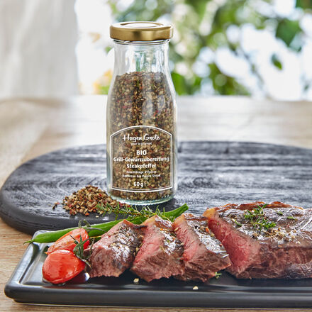Image du produit pour 'pices pour steak poivr : mlange d'pices bio pour des grillades exceptionnelles'