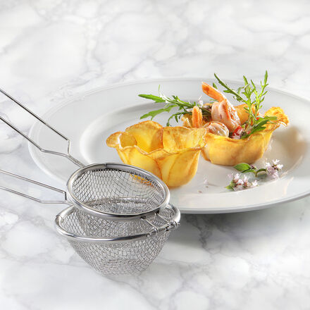 Image du produit pour 'Faonner, avec le panier  nids  friture, de jolis nids de pommes de terre et de lgumes  garnir  volont'
