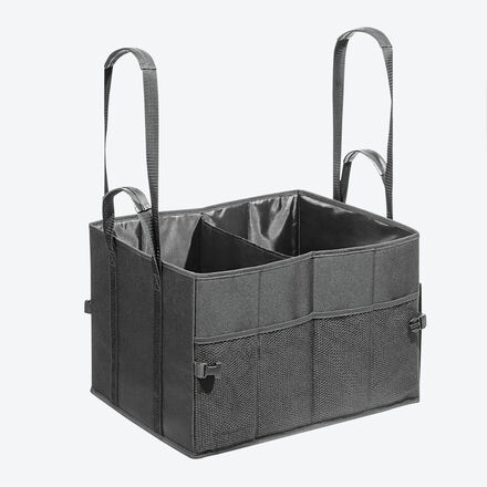 Image du produit pour 'Faire ses courses plus facilement : sac  provisions pliable et bote de transport pour coffre de voiture en un'