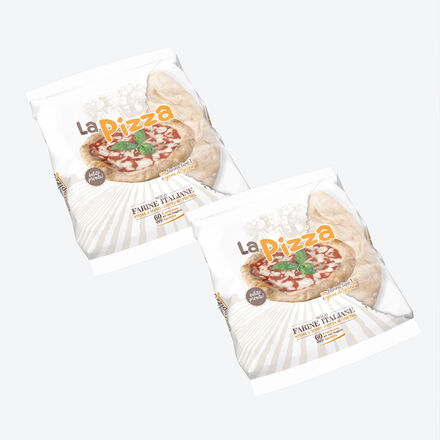 Image du produit pour 'Fond de pizza italien - garnir et enfourner, prt en quelques minutes - lot de 4'