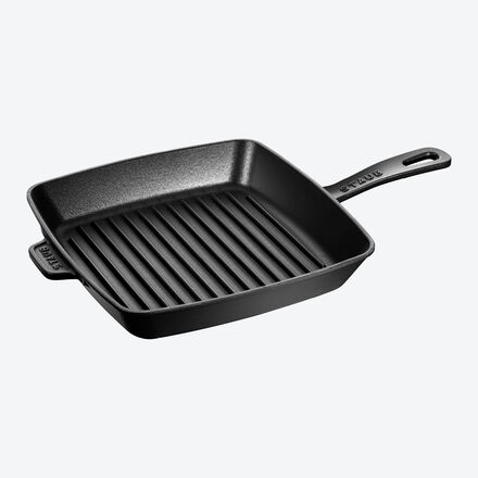 Image du produit pour 'Gril Staub carr en fonte 26 x 26 cm - Tradition franaise'