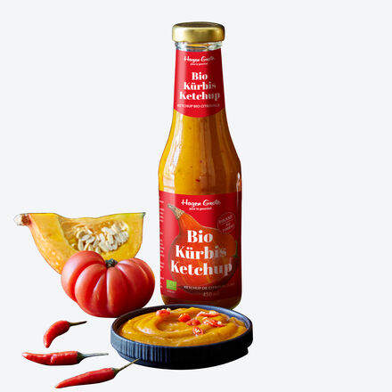 Image du produit pour 'Ketchup de citrouille biologique - trs aromatique, pic, seulement 10 % de sucre'