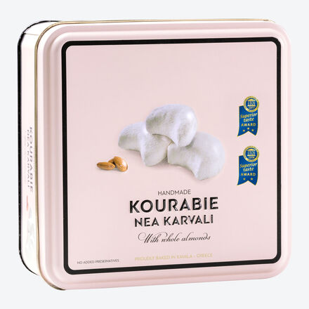 Image du produit pour 'Kourabiedes, biscuits de Nol grecs traditionnels  base d'amandes entires'