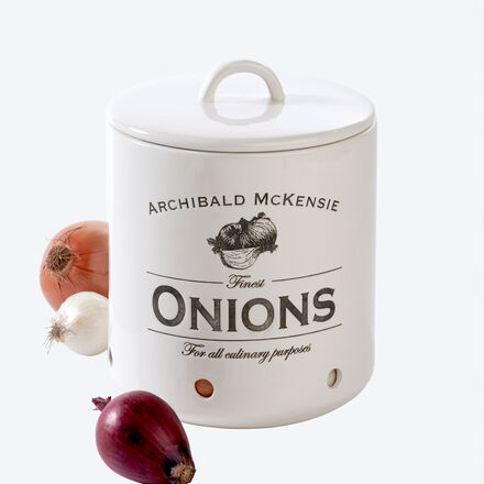 Image du produit pour 'Le pot de conservation traditionnel style cottage anglais conserve les oignons frais plus longtemps'