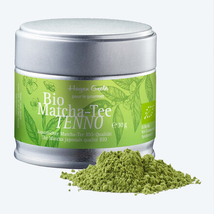 Image du produit pour 'Le th vert rare le plus clbre au Japon : le th Matcha biologique Tenno'