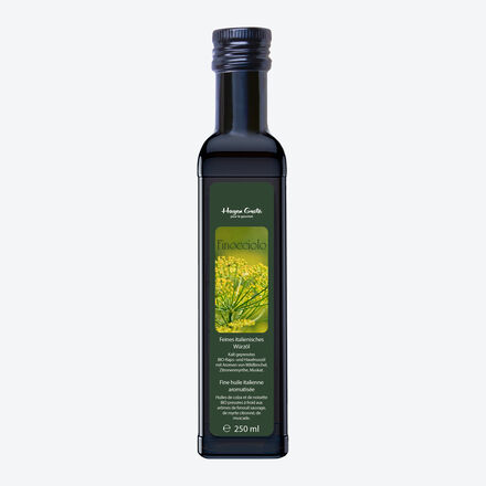Image du produit pour 'Lot de 2 - Finocciolo : cette spcialit italienne d'huile pour assaisonnement BIO aromatise les lgumes fins'
