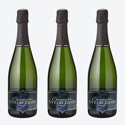 Image du produit pour 'Lot de 3 : champagne lgant, dlicatement ptillant  bulles fines'
