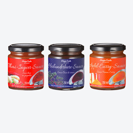 Image du produit pour 'Lot de 3 sauces gourmandes et savoureuses'